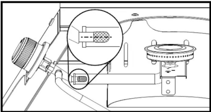 Broil King Smoke Vertical Propane Smoker - INSPECCIÓN Y LIMPIEZA DE LOS TUBOS VENTURI - 1