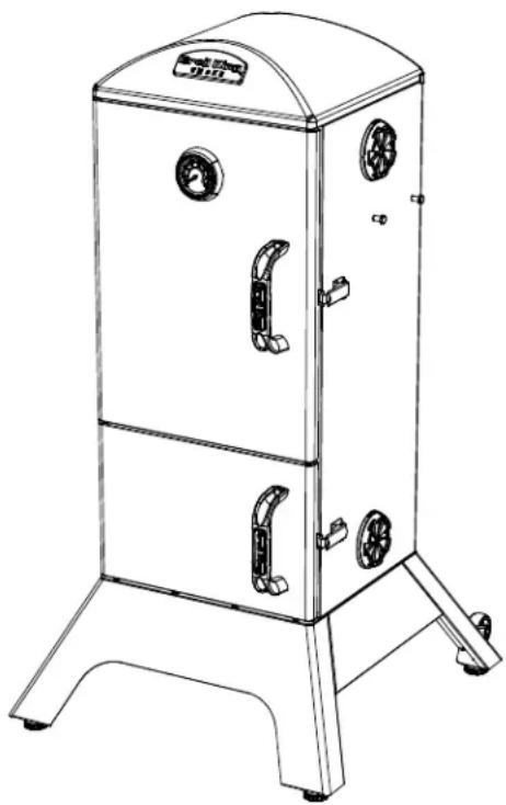 Broil King Smoke Vertical Charcoal Smoker - FUMOIR Vertical au charbon smokemc de BROIL KING - 1