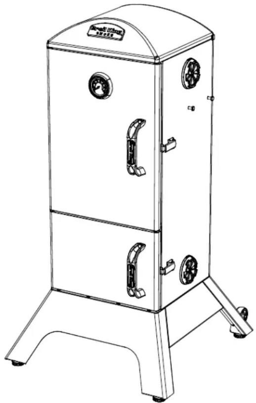 Broil King Smoke Vertical Charcoal Smoker - BROIL KING® SMOKE™ VERTICAL CHARCOAL SMOKER - 1