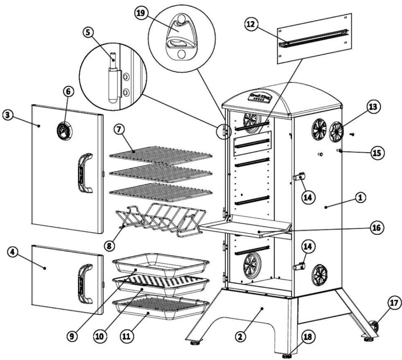 Broil King Smoke Vertical Charcoal Smoker - ACERCA DE SU AHUMADOR BROIL KING® SMOKEMR - 1
