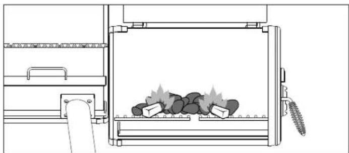 Broil King Smoke Offset Charcoal Smoker - Paso 2: - 1