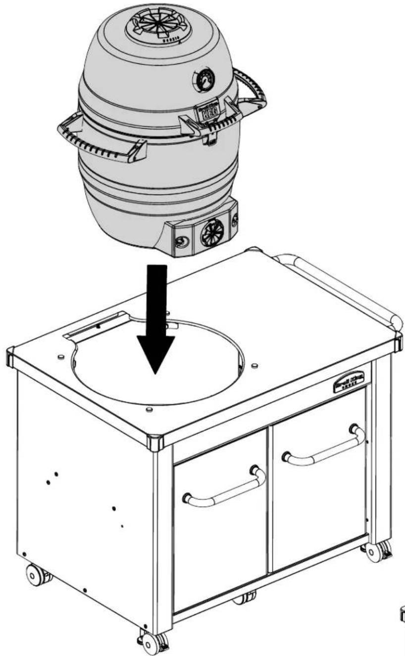 Broil King Keg Grilling Cabinet - 20 - 6