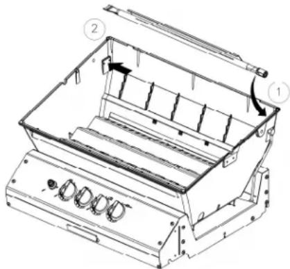 Broil King PortaChef Pro - Rear Burner Rotisserie - 1