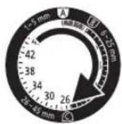 PANASONIC ERGC50 - Końcówka grzebieniowa [A] (1 mm do 5 mm) - 3