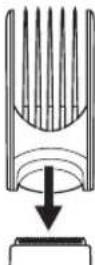 PANASONIC ERGC50 - Hřebenový nástavec [A] (1 mm až 5 mm) - 8