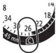 PANASONIC ERGC50 - Comb attachment [C] (26 mm to 45 mm) ER-GC70 - 1