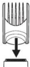 PANASONIC ERGC50 - Kammaufsatz [A] (1 mm bis 5 mm) - 5
