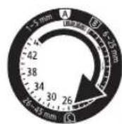 PANASONIC ERGC50 - Kamtillbehör [B] (6 mm till 25 mm) - 3