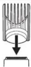 PANASONIC ERGC50 - Accessorio pettine [A] (da 1 a 5 mm) - 2
