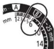PANASONIC ERGC50 - Kamtillbehör [B] (6 mm till 25 mm) - 1