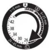 PANASONIC ERGC50 - Accesoriu pieptene [A] (de la 1 mm până la 5 mm) - 3