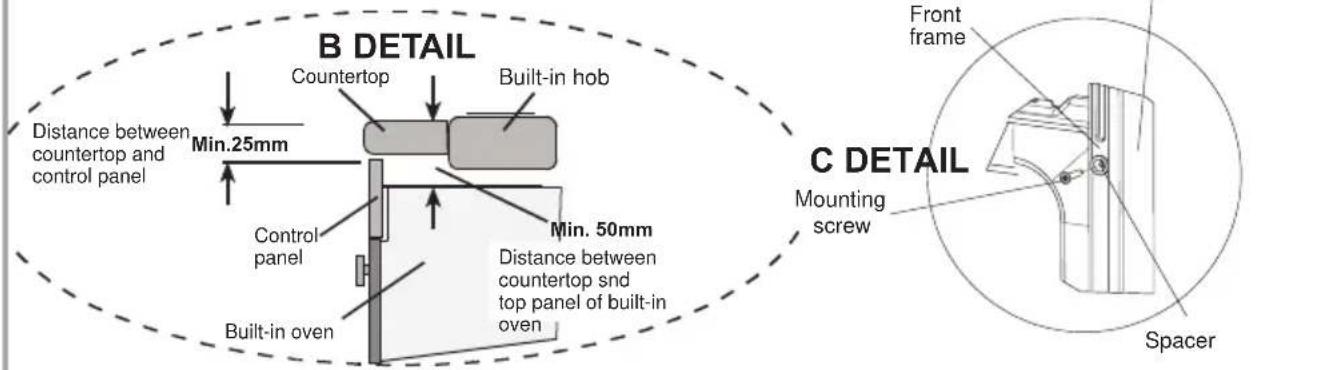 TECHWOOD EB Multi5X - INSTALLATION OF BUILT\_IN OVEN - 3