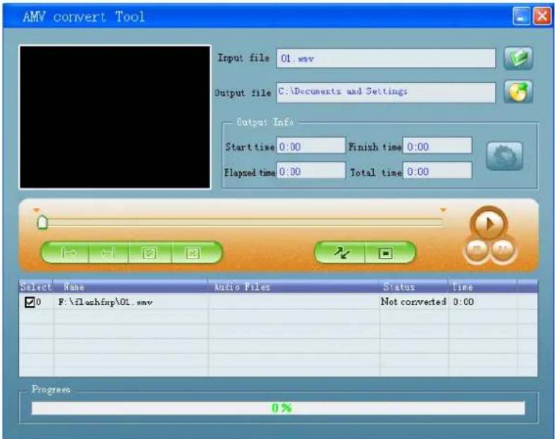 Difrnce MP1500 - Converteer videobestanden naar AMV. - 1