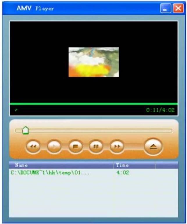 Difrnce MP1500 - Conversion de fichiers vidéo en AMV - 3