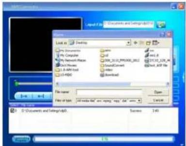 Difrnce MP1100 - Konvertieren von Dateien verschiedener Videoforme ins AMV-Format - 3