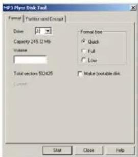 Difrnce MP1100 - Formater la mémoire interne - 3