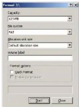 Difrnce MP1100 - In Windows® formatieren - 1