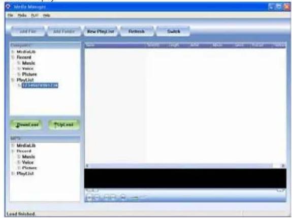 Difrnce MP1100 - Establish a new Playlist - 1