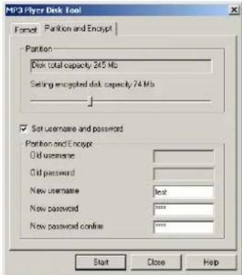 Difrnce MP1100 - Partitionierung und Einstellen des Passwords - 2