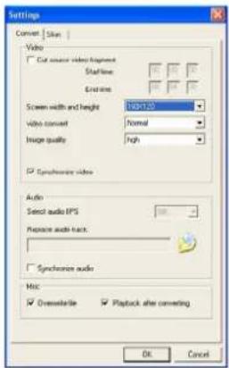 Difrnce MP1100 - The parameter setting - 1
