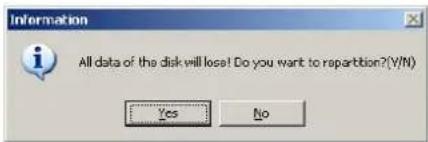 Difrnce MP1100 - Partitioneren en het instellen van het wachtwoord. - 3