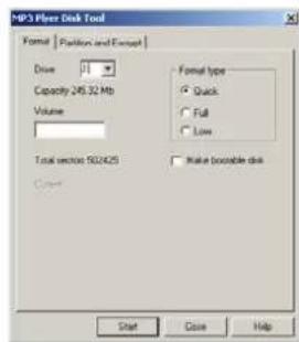 Difrnce MP1100 - Formatieren des internen Speichers - 3