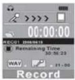 Difrnce MP1100 - Dictafoon - 2