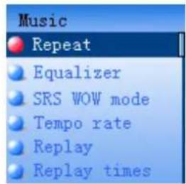 Difrnce MP1010 - Musik Einstellungen - 1