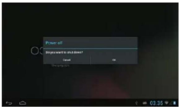 Difrnce DIT901102 - Turning the Tablet on or off - 1