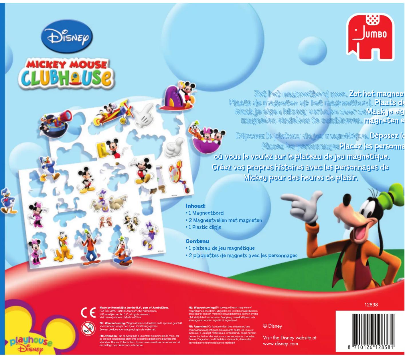 Jumbo Disney Mickey Mouse Club House Magnetics - MagneticS - 1