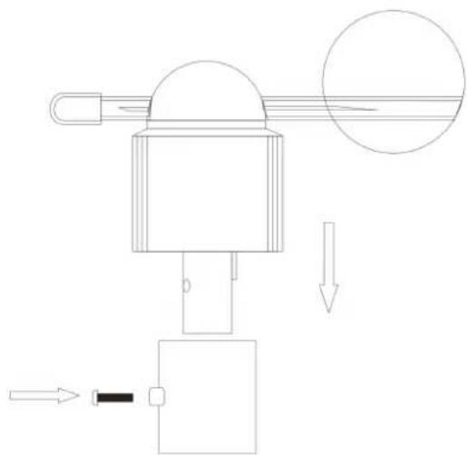 Cresta DTX500 - - Mountingthe outdoorportbato the stabilizeristmasm - masteel - 2