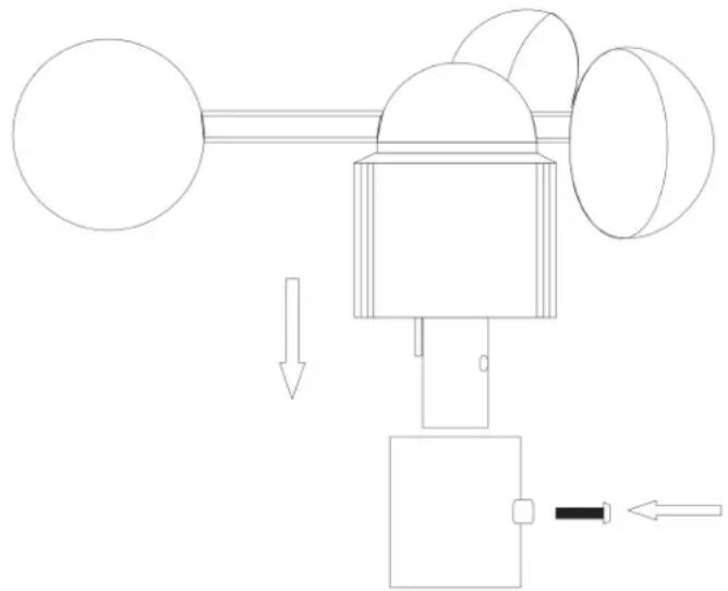 Cresta DTX500 - - Mountingthe outdoorportbato the stabilizeristmasm - masteel - 1