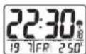 Cresta WK310T - Selecting Temperature/Alarm 1/Alarm 2/Dual time Display - 4
