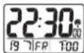 Cresta WK310T - Selecting Temperature/Alarm 1/Alarm 2/Dual time Display - 1