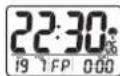 Cresta WK310T - Selezionare I'indicazione per la temperatura /I'llarme 1/ I'llarme 2/dual time - 2