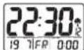Cresta WK310T - Selecting Temperature/Alarm 1/Alarm 2/Dual time Display - 3