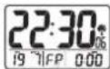 Cresta WK310T - Selecting Temperature/Alarm 1/Alarm 2/Dual time Display - 2