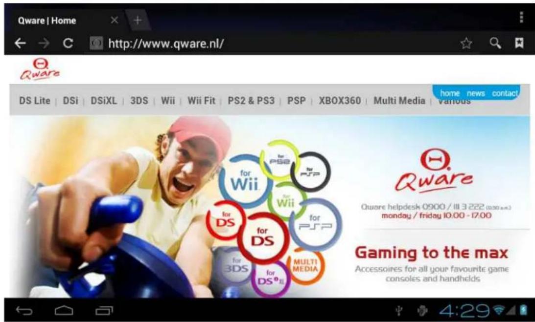 Qware TB1040 - Internet : - 1