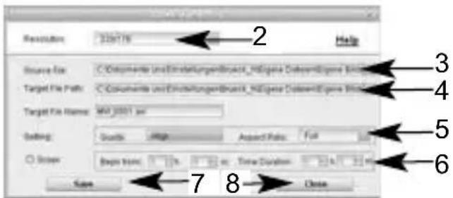 TECHNISAT TechniPlayer 8 - Conversion de fichiers video - 2