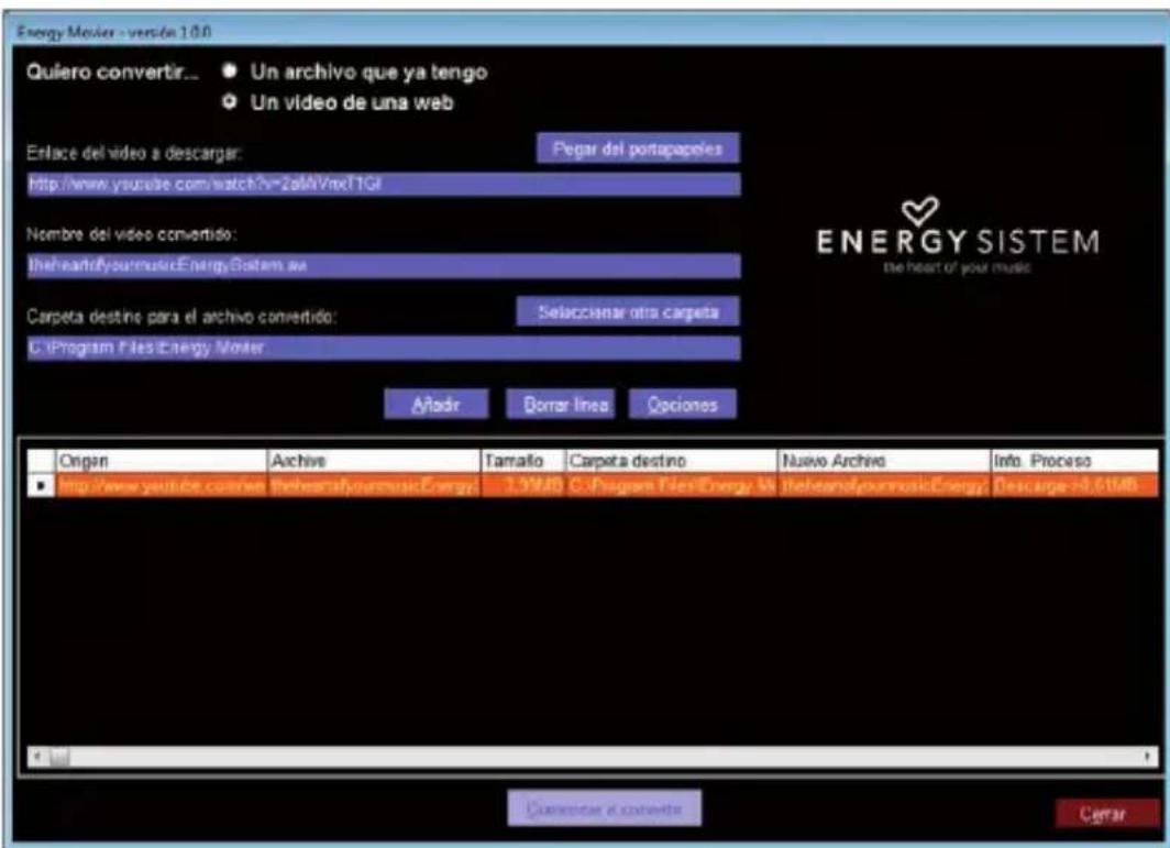 ENERGY SISTEM 6500 - ENERGY MOVIER: DESCARGA DE VIDEOS DE INTERNET - 1