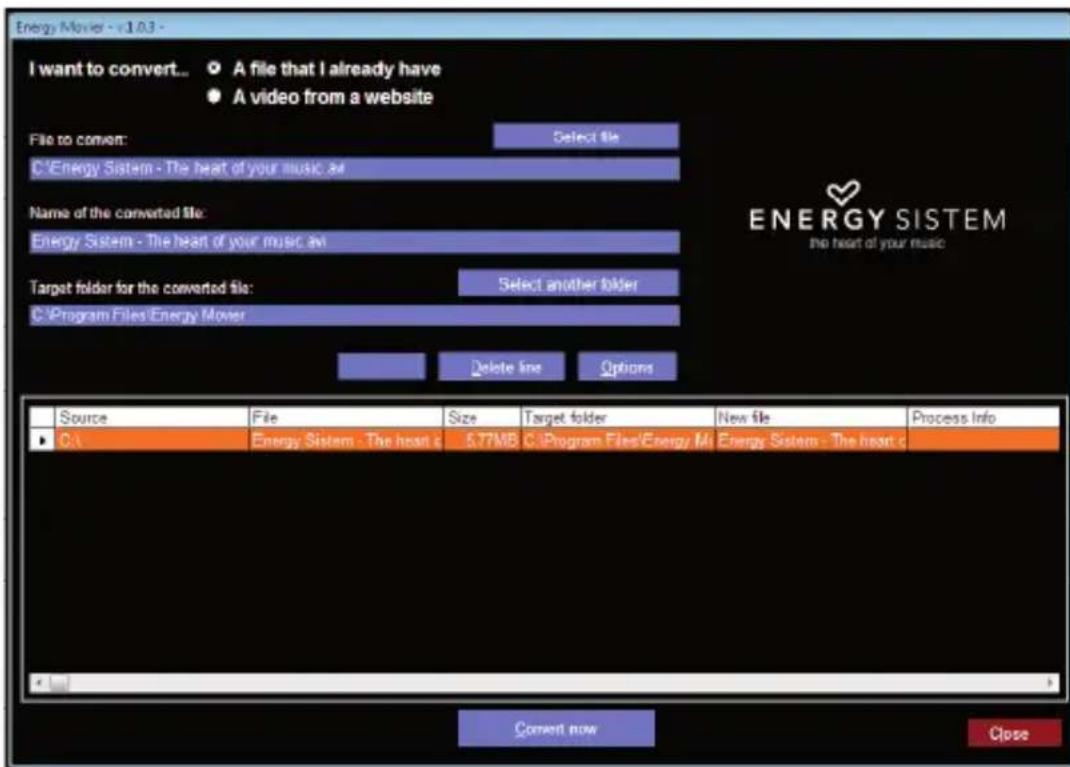 ENERGY SISTEM 4020 - ENERGY MOVIER: CRÉER DE VIDEOS AVI - 1