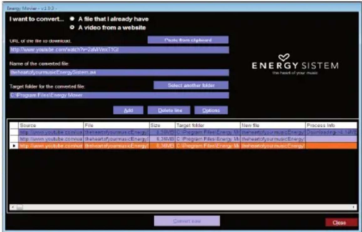 ENERGY SISTEM 4020 - ENERGY MOVIER: TELECHARGER DES VIDEOS D'INTERNET - 1