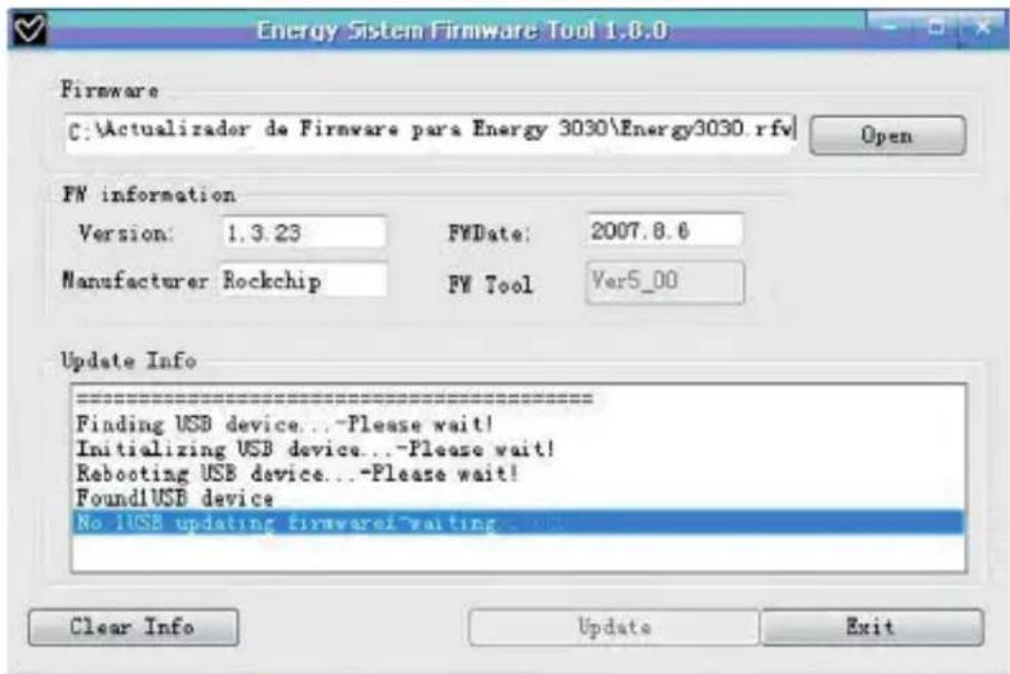 ENERGY SISTEM 4020 - FIRMSWARE REINSTALLATION - 2