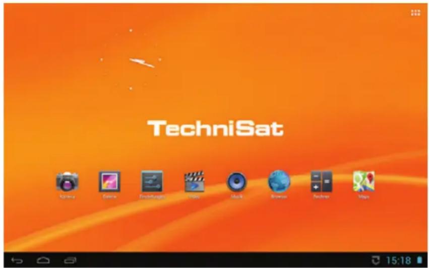 TECHNISAT TechniPad 8G - Ecran d'accueil - 1
