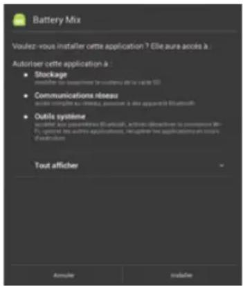 TECHNISAT TechniPad 8G - Installation d'une application à l'aide d'un fichier APK - 7