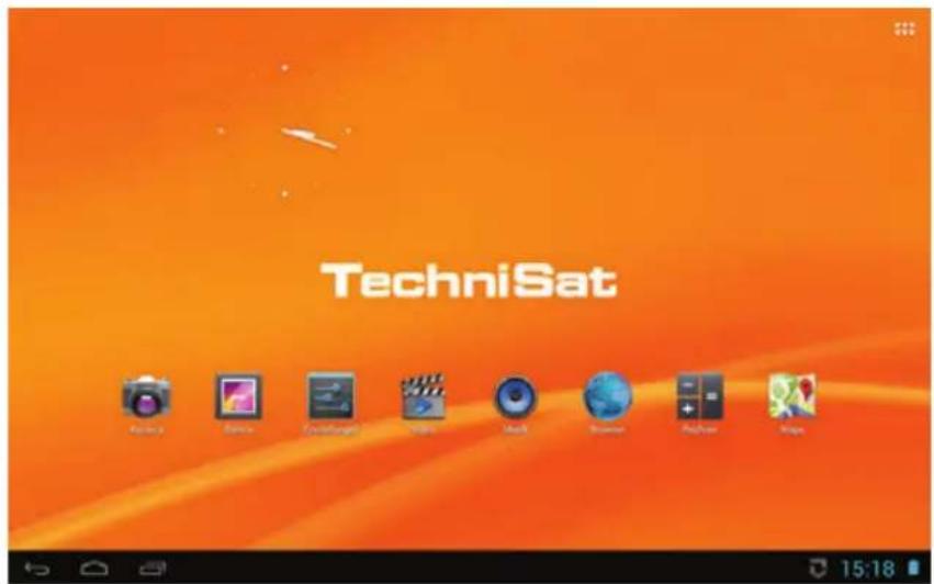 TECHNISAT TechniPad 8G - Ekran główny - 1