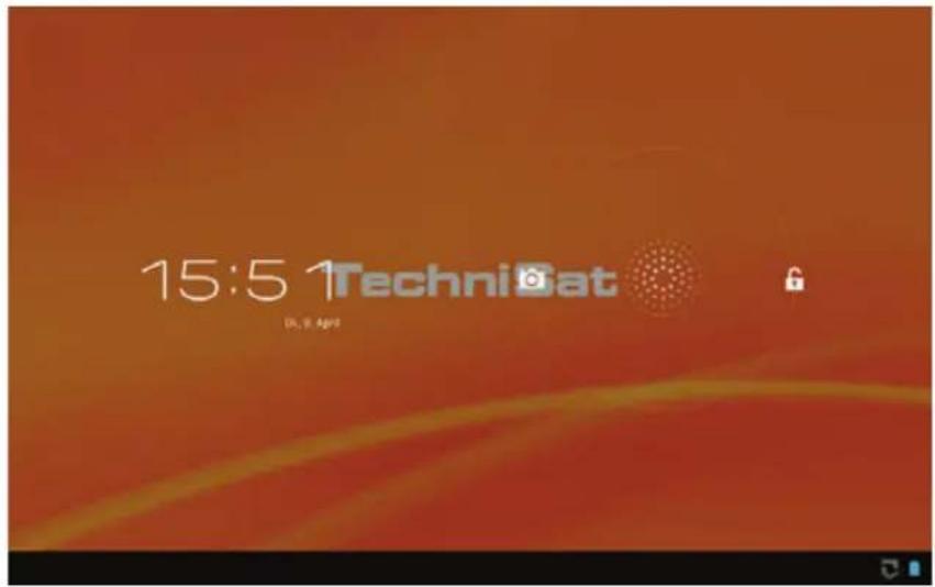 TECHNISAT TechniPad 8G - Déverrouillage/verrouillage de l'écran - 2