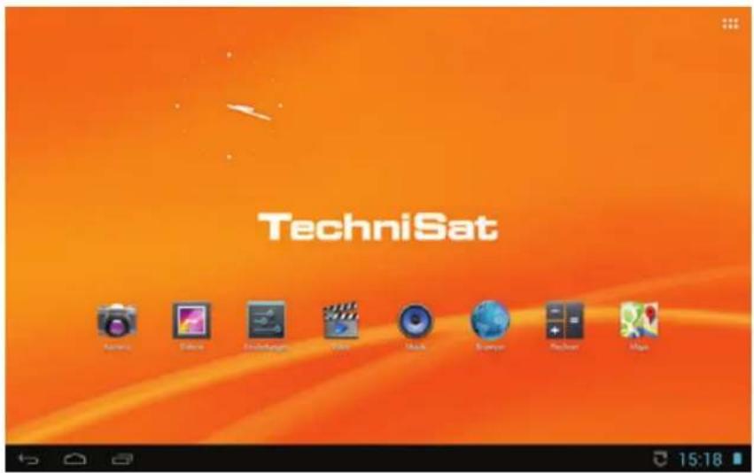 TECHNISAT TechniPad 8G - Homescreen - 1
