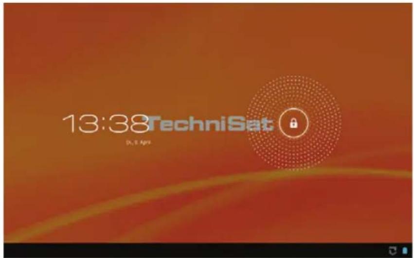 TECHNISAT TechniPad 8G - Déverrouillage/verrouillage de l'écran - 1