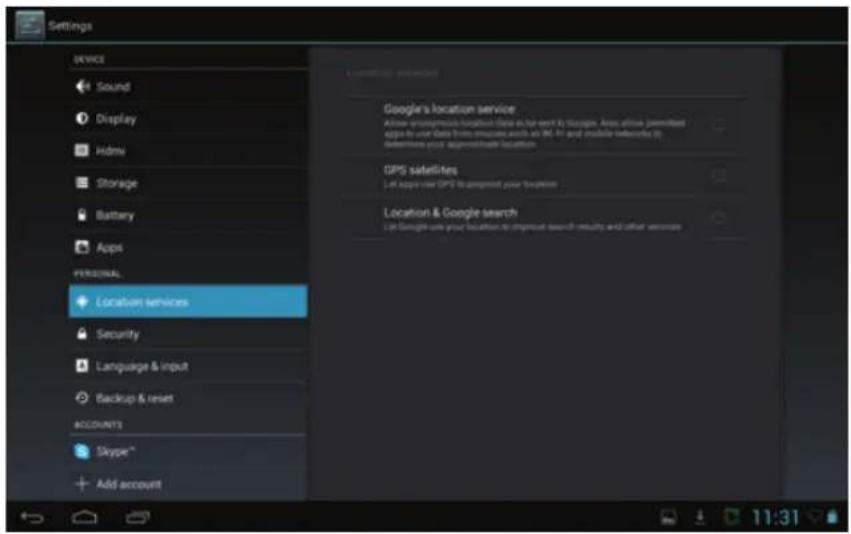 TECHNISAT TechniPad 8G - Location services - 1